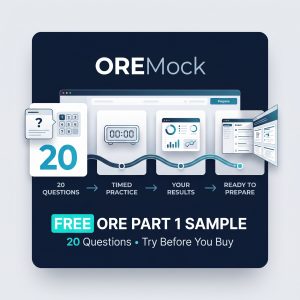 Free ORE Part 1 Mock Exam