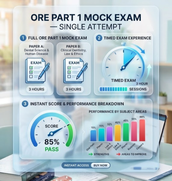 ORE Part 1 Mock Exam — Single Attempt