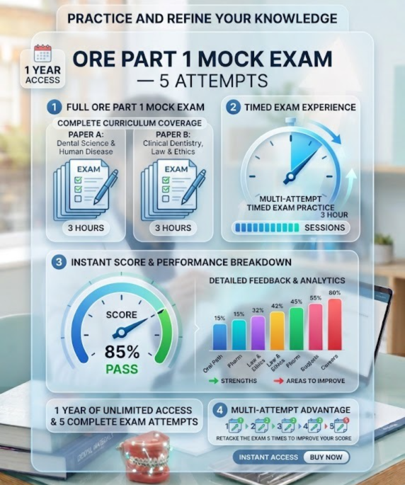 ORE Part 1 Mock Exam — Five Attempts